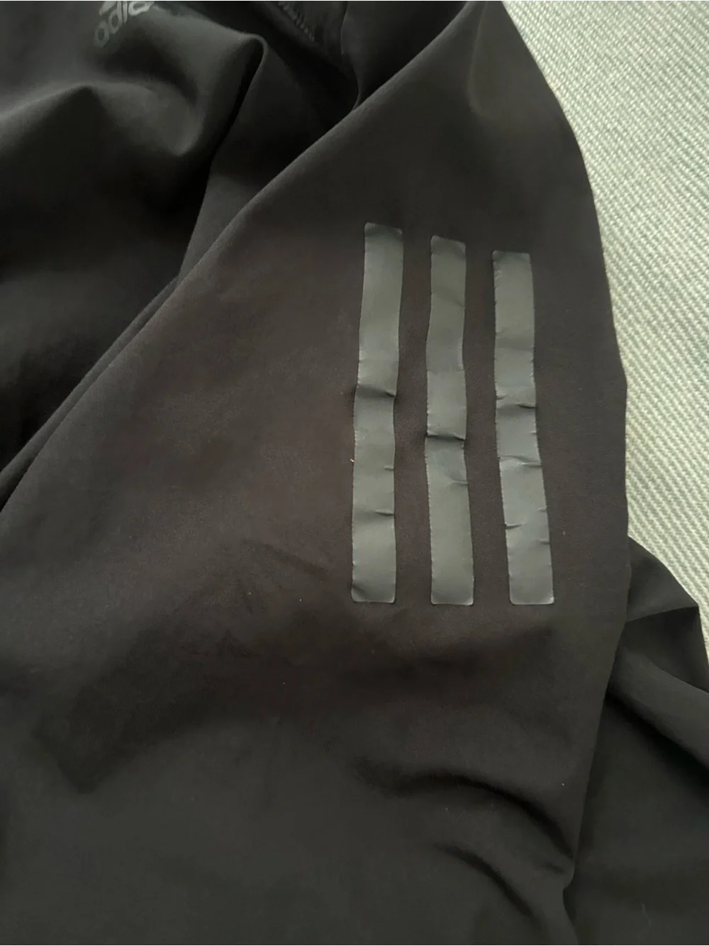 Adidas Running Men’s Black Full-Zip Lightweight Athletic Jacket, L